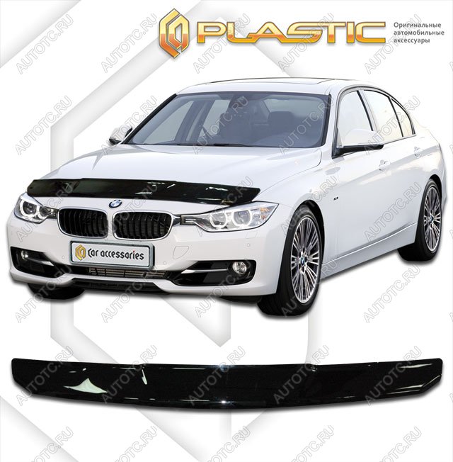 2 099 р. Дефлектор капотаClassic черныйBMW3 Series 2011 - 2018F30  2010010110376  с доставкой в г. Пермь
