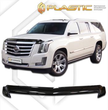 2 299 р. Дефлектор капотаClassic черныйCadillacEscalade ESV2014–2021   2010010111113  с доставкой в г. Пермь. Увеличить фотографию 1