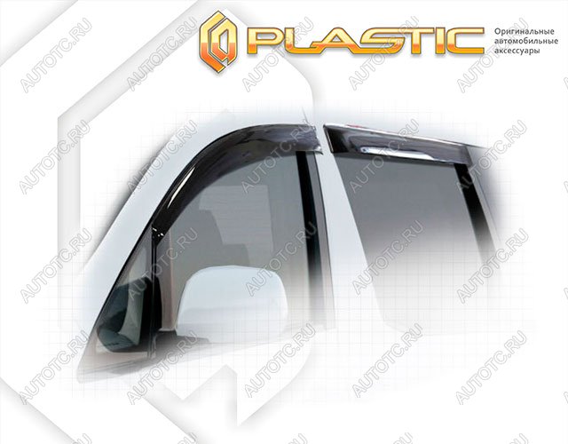 2 299 р. Ветровики дверейClassic полупрозрачныйToyotaAlphard 2003–2008Chrome molding=120,  2010030303000  с доставкой в г. Пермь