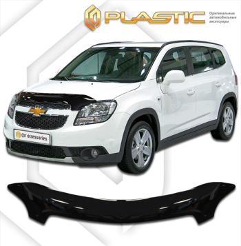 2 299 р. Дефлектор капотаClassic черныйChevroletOrlando 2011–н.в.  2010010106355  с доставкой в г. Пермь. Увеличить фотографию 1
