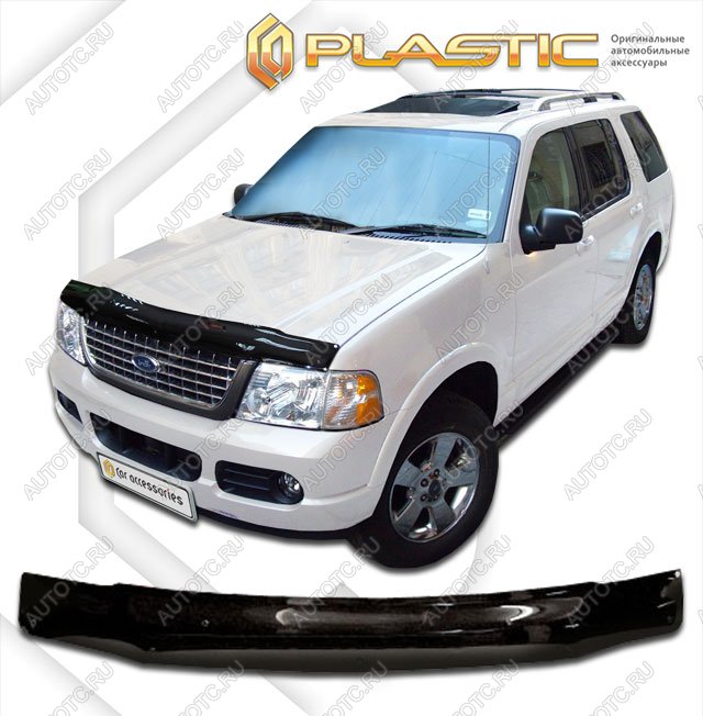 2 159 р. Дефлектор капотаClassic черныйFordExplorer 2001-2005  2010010103286  с доставкой в г. Пермь
