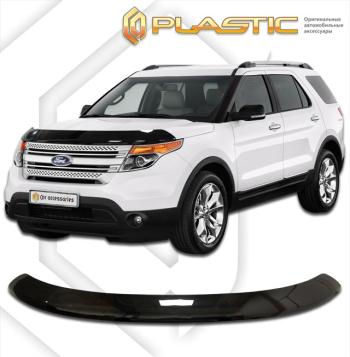 2 199 р. Дефлектор капотаClassic черныйFordExplorer 2011–2015.  2010010107659  с доставкой в г. Пермь. Увеличить фотографию 1