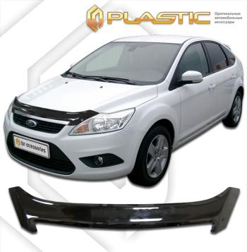2 099 р. Дефлектор капотаClassic черныйFordFocus 2 хэтчбэк2008-2011CB4  2010010114169  с доставкой в г. Пермь. Увеличить фотографию 1