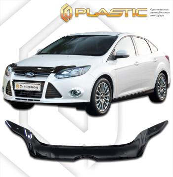 2 299 р. Дефлектор капотаClassic черныйFordFocus 3 седан2011–2015  2010010106287  с доставкой в г. Пермь. Увеличить фотографию 1