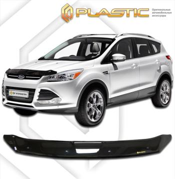 1 999 р. Дефлектор капотаClassic черныйFordKuga 2012–2016  2010010108878  с доставкой в г. Пермь. Увеличить фотографию 1