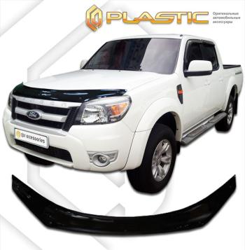 2 299 р. Дефлектор капотаClassic черныйFordRanger 2009-2010  2010010104955  с доставкой в г. Пермь. Увеличить фотографию 1