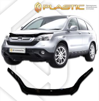 2 299 р. Дефлектор капотаClassic черныйHondaCR-V 2007-2009  2010010102258  с доставкой в г. Пермь. Увеличить фотографию 1
