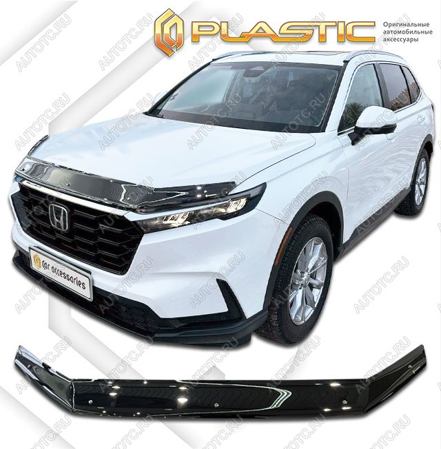 2 199 р. Дефлектор капота Classic черный CA Plastic на Honda CR-V VI поколение, джип/suv 5 дв. 2022 - н.в. с доставкой в г. Пермь Увеличить фотографию 1 2 199 р. Дефлектор капота Classic черный CA Plastic на Honda CR-V VI поколение, джип/suv 5 дв. 2022 - н.в. с доставкой в г. Пермь