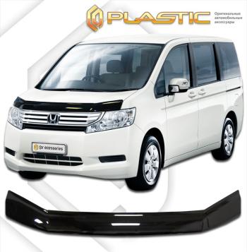 2 199 р. Дефлектор капотаClassic черныйHondaStepwgn 2009–2015RK  2010010108700  с доставкой в г. Пермь. Увеличить фотографию 1