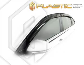2 099 р. Ветровики дверейClassic полупрозрачныйVolkswagenJetta 2018-н.в.Chrome molding=120,  2010030315799  с доставкой в г. Пермь. Увеличить фотографию 1