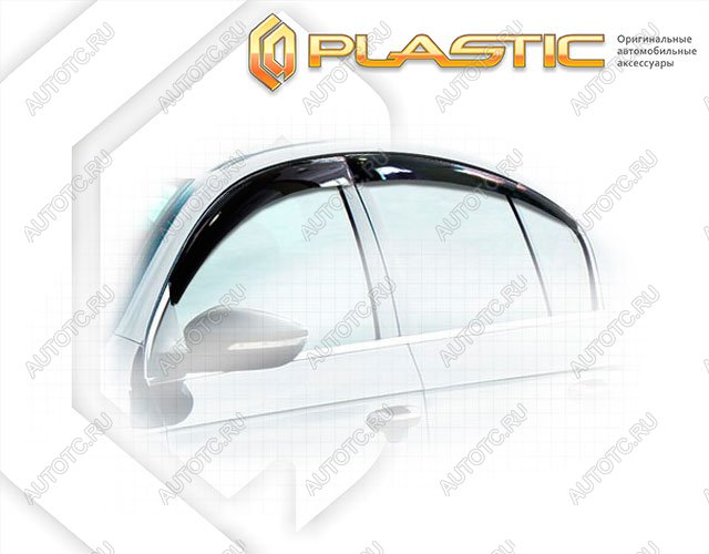 2 199 р. Ветровики дверейClassic полупрозрачныйVolkswagenPassat седан2011–2014Chrome molding=120,  2010030306650  с доставкой в г. Пермь