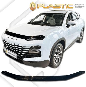 2 099 р. Дефлектор капотаClassic черныйJetourDashing I поколение, джипsuv 5 дв., рынок РФ2022 - н. в.  2010010117603  с доставкой в г. Пермь. Увеличить фотографию 1