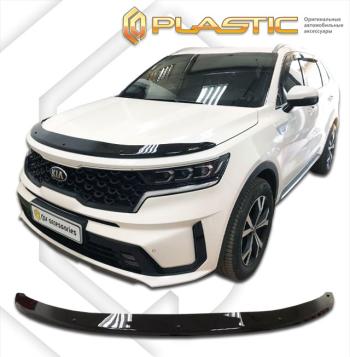 2 099 р. Дефлектор капотаClassic черныйKiaSorento IV поколение, джипsuv 5 дв., рынок РФ 2020 - 2022MQ4  2010010116125  с доставкой в г. Пермь. Увеличить фотографию 1
