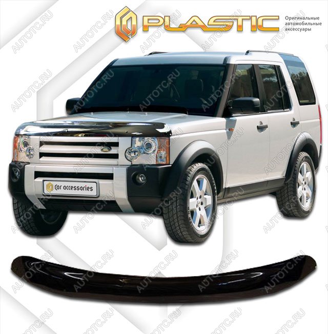 2 199 р. Дефлектор капотаClassic черныйLand RoverDiscovery 32004-2008L319  2010010101343  с доставкой в г. Пермь