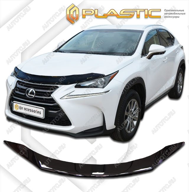 2 099 р. Дефлектор капотаClassic черныйLexusNX I поколение, I поколение рест., джипsuv 5 дв.2014 – 2021Z10  2010010110383  с доставкой в г. Пермь