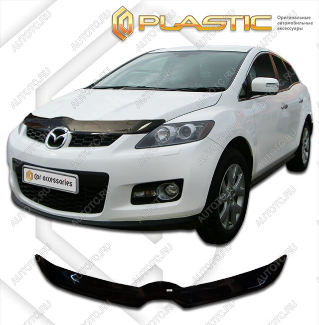 1 999 р. Дефлектор капотаClassic черныйMazdaCX-7 2007-2012  2010010102210  с доставкой в г. Пермь
