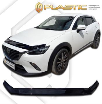 2 099 р. Дефлектор капотаClassic черныйMazdaCX3 I поколение, I поколение рестайлинг, джипsuv 5 дв.2014 - н. в.DK  2010010117351  с доставкой в г. Пермь. Увеличить фотографию 1