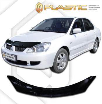 2 199 р. Дефлектор капотаClassic черныйMitsubishiLancer 2005-2007  2010010100988  с доставкой в г. Пермь. Увеличить фотографию 1