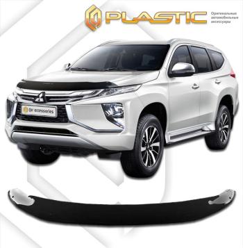 2 299 р. Дефлектор капотаClassic черныйMitsubishiPajero Sport2019-н.в.рестайлинг  2010010116668  с доставкой в г. Пермь. Увеличить фотографию 1