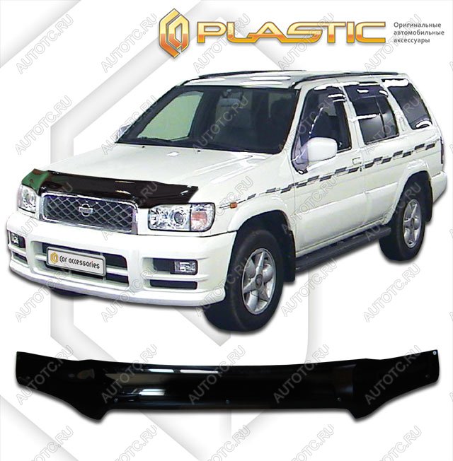 2 199 р. Дефлектор капотаClassic черныйNissanTerrano 2002TR50  2010010105419  с доставкой в г. Пермь