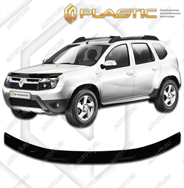 1 999 р. Дефлектор капотаClassic черныйRenaultDuster 2011–2015HSA, HSM  2010010106843  с доставкой в г. Пермь