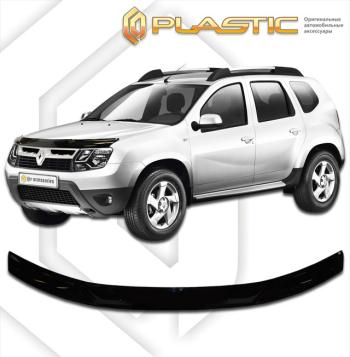 1 999 р. Дефлектор капотаClassic черныйRenaultDuster 2015-2020HSA, HSM  2010010112066  с доставкой в г. Пермь. Увеличить фотографию 1