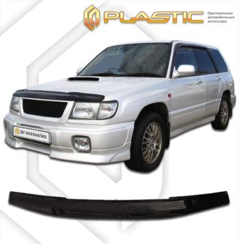 1 999 р. Дефлектор капотаClassic черныйSubaruForester 1997-2000SF5, SF9  2010010100094  с доставкой в г. Пермь. Увеличить фотографию 1