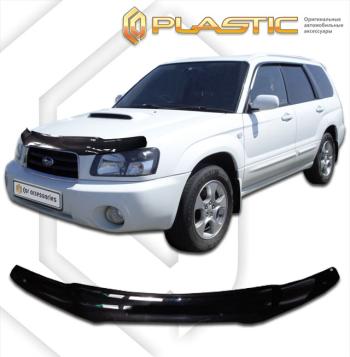2 199 р. Дефлектор капотаClassic черныйSubaruForester 2002-2005SG5, SG9  2010010100629  с доставкой в г. Пермь. Увеличить фотографию 1
