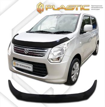 2 099 р. Дефлектор капотаClassic черныйSuzukiWagon R 2012-2014MH34S  2010010114404  с доставкой в г. Пермь. Увеличить фотографию 1