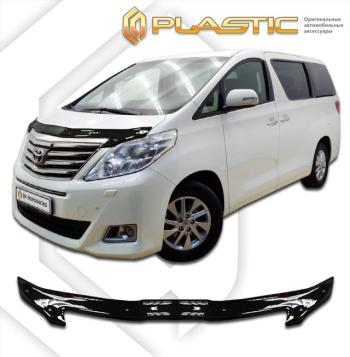 2 299 р. Дефлектор капотаClassic черныйToyotaAlphard 2011-2015DBA-GGH20W, ATH20W, ANH20W, ANH25W, GGH20W, GGH25W  2010010113537  с доставкой в г. Пермь. Увеличить фотографию 1