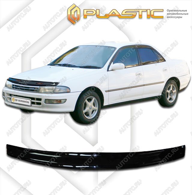 1 999 р. Дефлектор капотаClassic черныйToyotaCarina 1990-1994AE-190  2010010103415  с доставкой в г. Пермь