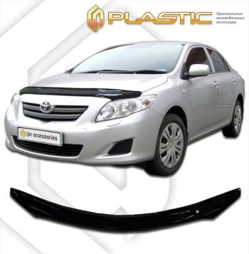 2 099 р. Дефлектор капотаClassic черныйToyotaCorolla Cедан2007-2010E150  2010010102012  с доставкой в г. Пермь. Увеличить фотографию 1