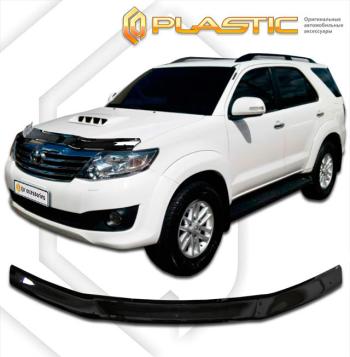 1 999 р. Дефлектор капотаClassic черныйToyotaFortuner 2012–2015  2010010108687  с доставкой в г. Пермь. Увеличить фотографию 1