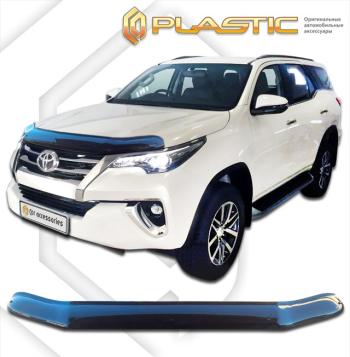 2 379 р. Дефлектор капотаClassic черныйToyotaFortuner 2015–н.в. GUN156, TGN156  2010010113179  с доставкой в г. Пермь. Увеличить фотографию 1