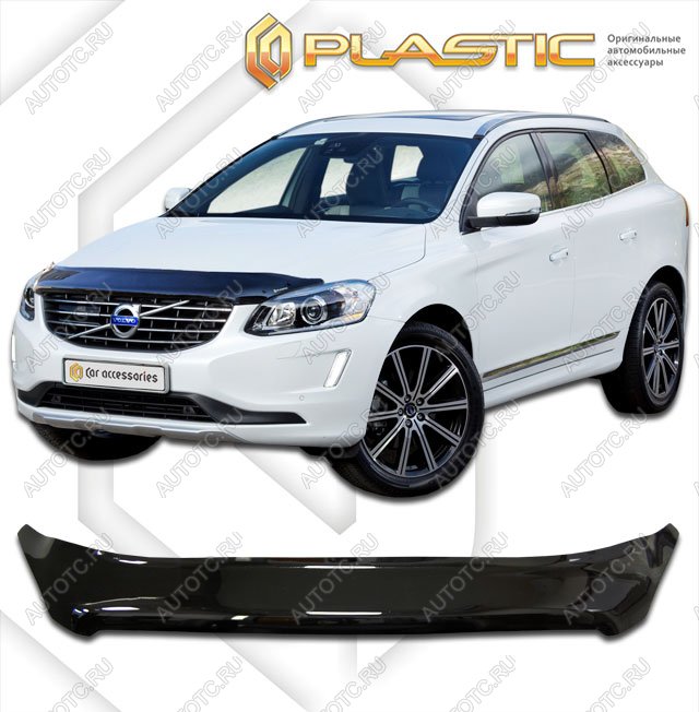 2 379 р. Дефлектор капотаClassic черныйVolvoXC60 2014–2017 2010010109516 с доставкой в г. Пермь Увеличить фотографию 1 2 379 р. Дефлектор капотаClassic черныйVolvoXC60 2014–2017 2010010109516 с доставкой в г. Пермь
