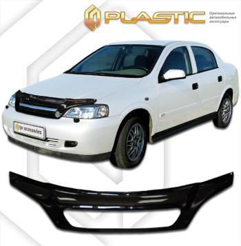 2 499 р. Дефлектор капота (exclusive)Classic черныйChevroletViva 2005-2009  2010060104905  с доставкой в г. Пермь. Увеличить фотографию 1