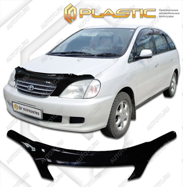 2 799 р. Дефлектор капота (exclusive)Classic черныйToyotaNadia 1998-2003N10-N15  2010060100297  с доставкой в г. Пермь