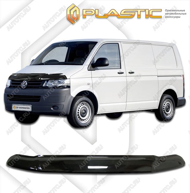 2 799 р. Дефлектор капота (exclusive)Classic черныйVolkswagenCaravelle 2010–2015   2010060110883  с доставкой в г. Пермь