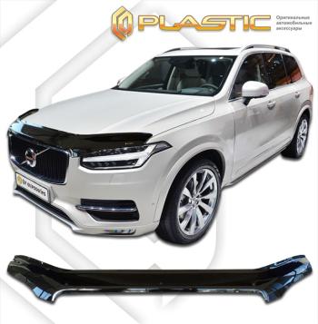 3 099 р. Дефлектор капота (exclusive)Classic черныйVolvoXC90 джипsuv 5 дв., II поколение, II поколение рестайлинг2015–н.в.  2010060111507  с доставкой в г. Пермь. Увеличить фотографию 1
