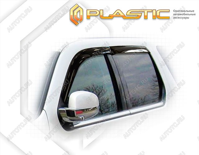 2 199 р. Ветровики дверейClassic полупрозрачныйCadillacEscalade 2007–2014Chrome molding=120,  2010030302393  с доставкой в г. Пермь