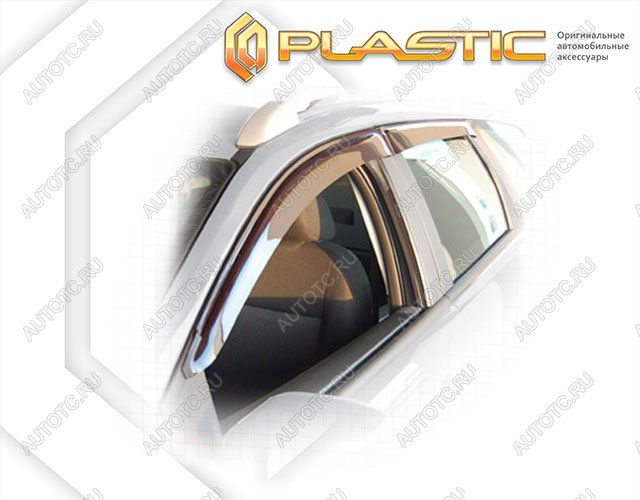 1 999 р. Ветровики дверейClassic полупрозрачныйFordFocus 2 универсал2005-2008Chrome molding=120,  2010030302676  с доставкой в г. Пермь