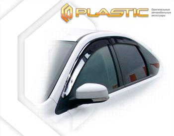 1 999 р. Ветровики дверейClassic полупрозрачныйFordFocus 2 хэтчбэк2005-2008CB4Chrome molding=120,  2010030314198  с доставкой в г. Пермь. Увеличить фотографию 1