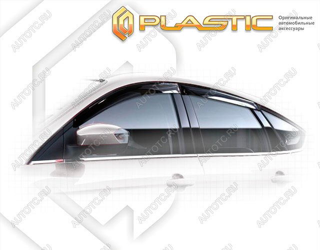 1 999 р. Ветровики дверейClassic полупрозрачныйFordFocus 3 хэтчбэк2015–н.в.Chrome molding=120,  2010030311661  с доставкой в г. Пермь