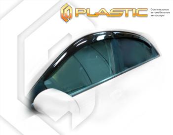 2 199 р. Ветровики дверейClassic полупрозрачныйKiaRio хетчбэк2005-2011JBChrome molding=120,  2010030311418  с доставкой в г. Пермь. Увеличить фотографию 1