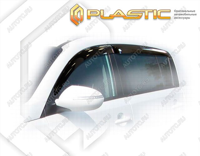 2 199 р. Ветровики дверейClassic полупрозрачныйKiaSportage 2011–2015Chrome molding=120,  2010030305479  с доставкой в г. Пермь