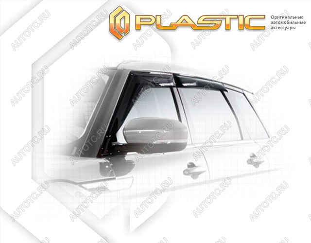 2 099 р. Ветровики дверейClassic полупрозрачныйLand RoverRange Rover Evoque 5 Door2011-2018  2010030306247  с доставкой в г. Пермь