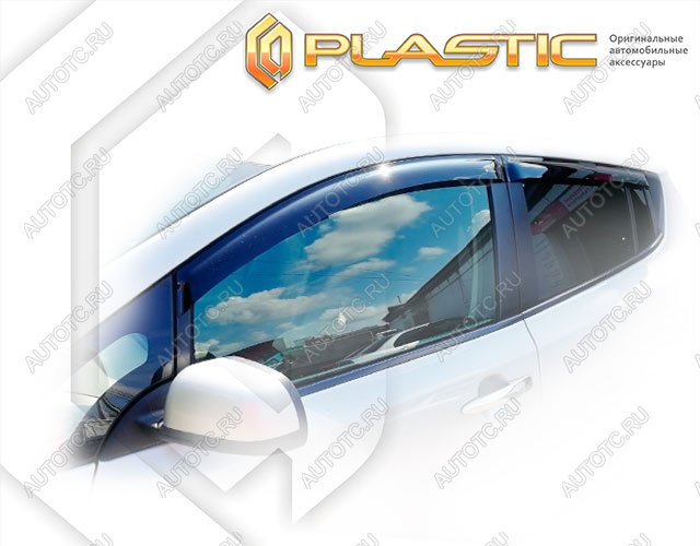 2 099 р. Ветровики дверейClassic полупрозрачныйNissanLeaf 2009-2017AZE0, ZEO  2010030314136  с доставкой в г. Пермь