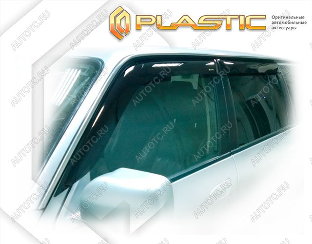 2 299 р. Ветровики дверейClassic полупрозрачныйNissanPatrol 2005-2010Y61Chrome molding=120,  2010030300573  с доставкой в г. Пермь