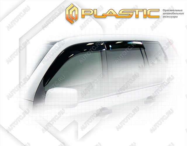 2 199 р. Ветровики дверейClassic полупрозрачныйNissanX-Trail 2011–2015T31Chrome molding=120,  2010030309477  с доставкой в г. Пермь