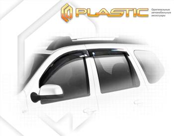 2 199 р. Ветровики дверейClassic полупрозрачныйRenaultDuster 2015-2020HSA, HSMChrome molding=120,  2010030312064  с доставкой в г. Пермь. Увеличить фотографию 1